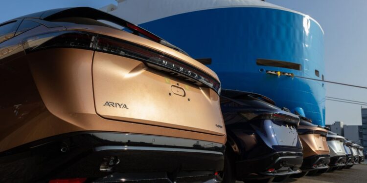 Nissan Ariya: First examples of Japanese Tesla Model Y rival en route to Australia