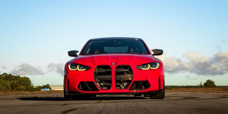 This Rosso Corsa BMW M3 Looks Perfect After a Simple Suspension Upgrade
