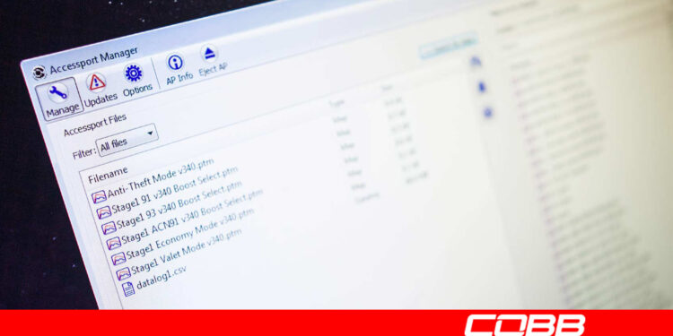 New Accessport Manager Update, New Functionality!