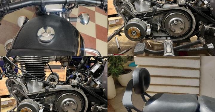 Closer look at some of the mods on my 1991 Royal Enfield CI Bullet 350