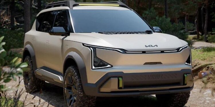 Tough Kia EV5 WKNDR concept won’t ruin the weekend