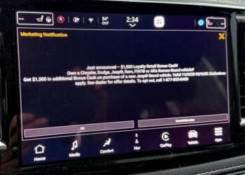 The new annoyance inside your car: pop-up advertisements