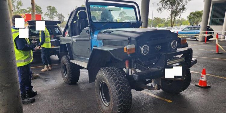 LandCruisers among vehicles caught up in blitz on illegally modified vehicles