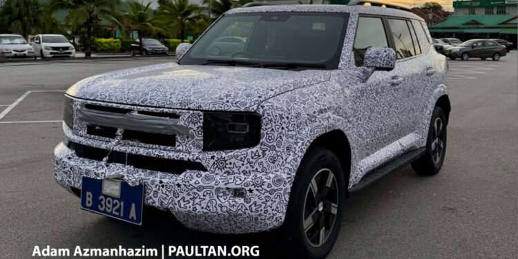 Jetour T1 spotted in Malaysia – less rugged-looking SUV compared to T2; 1.5T or 2.0T; launching soon?
