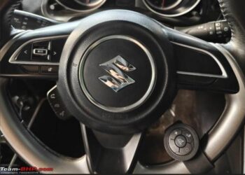 Added belt dial for Nexcruise & armrest in my Maruti Swift