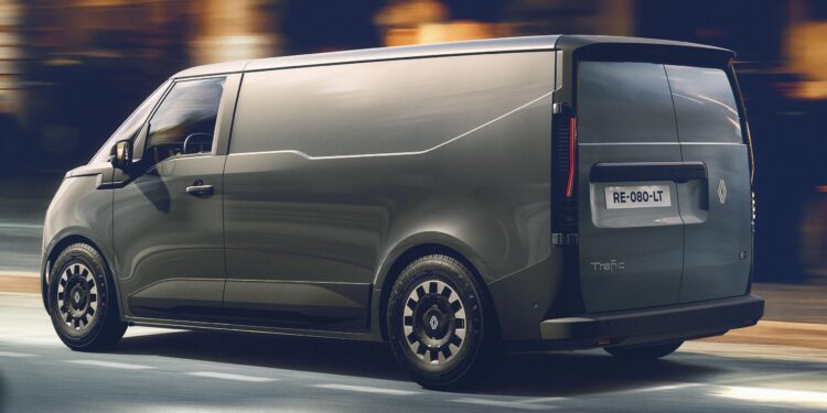 Renault Trafic E-Tech: Electric van with up to 450km range detailed